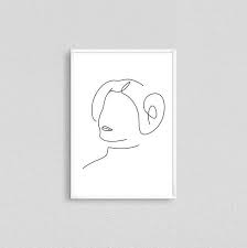 Princess Leia Star Wars Minimalist Line Drawing Star Wars Etsy In 2021 Star Wars Painting Star Wars Drawings Star Wars Art Drawings