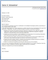 Medical Technologist Cover Letter Examples Resume Downloads Cover Letter For Resume Sample Resume Cover Letter Teacher Cover Letter Example