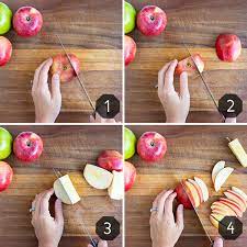 Here's how to slice an apple like a professional: How To Cut An Apple The Best Way Evolving Table