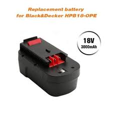 Black and decker replacement battery. For Black And Decker 18v Battery Replacement Hpb18 3 0ah Ni Cd 2 Pack Vanon Batteries Store