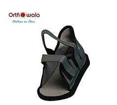 Orthowala Cast Shoes Foot Support Grey Colour Size Medium 37 39 See Chart