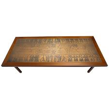 60er vintage teak couchtisch sofa tisch danish modern massiv coffee table 70er 2. Mid Century Danish Modern Copper And Teak Cocktail Table For Sale At 1stdibs