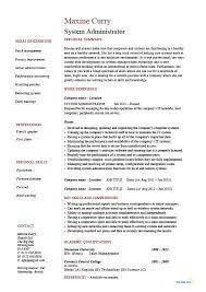 System Administrator Resume It Example Sample References Job Description Design Architecture