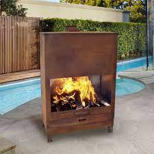 Originally, there was no yard at all, says angela. Find Fiammetta 90 X 49 X 133cm Rustic Fireplace At Bunnings Warehouse Visit Your Local Store For The Widest Ran Rustic Fireplaces Home Garden Design Fireplace