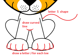 How to draw a tigers stripes step 1. How To Draw A Cartoon Baby Tiger With Easy Step By Step Drawing Tutorial How To Draw Step By Step Drawing Tutorials