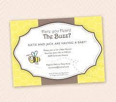 Bumble Bee Baby Shower Invitation Design Printable Black Etsy Unisex Baby Shower Invitations Bee Baby Shower Invitations Baby Shower Invitations Design