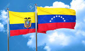 Colombia was one of the three countries that emerged from the collapse of gran colombia in 1830 (the others are ecuador and venezuela). Ecuador Flag With Venezuela Flag 3d Rendering Stock Photo Picture And Royalty Free Image Image 58633949
