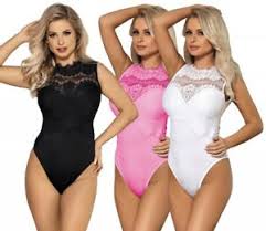 Cuello cerrado o incluso halter, que además no puede estar más de moda. Body Mujer Ropa Interior Transparente Con Encaje Flecos Fashion Redondo S M L Ebay