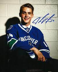 He plays for the vancouver canucks and is a power forward. Jake Virtanen Signed Autograph 8x10 Photo Vancouver Canucks Hockey From 14 99 Vancouver Canucks Canucks Vancouver Canucks Hockey