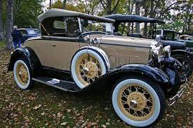 1931 Model A Ford Roadster Black And Tan Convertible Sponsored Ford Model Roadster Convertible Tan Ad Ford Roadster Roadsters Ford