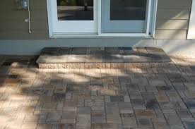 Then spray a very, very light mist of water over the patio. Building A Paver Patio Step Elisa S Ramblings