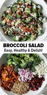 Broccoli Salad Best Broccoli Salad Recipe Broccoli Salad Recipe Healthy Recipes