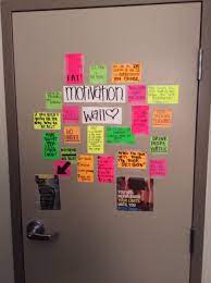 My Motivation Wall Healthy Fitness Workout Motivation Wall Sticky Notes Quotes Mirror Selfie Quotes