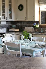 how to paint a laminate kitchen table