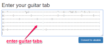 How To Convert Guitar Tabs To Ukulele Tabs Online