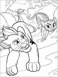 Téléchargez votre dessin de disney. Coloriage De Lion
