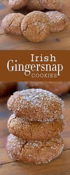Irish Ginger Snap Cookies Recipe Ginger Snap Cookies Irish Recipes Recipes