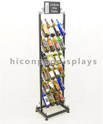 Maybe you would like to learn more about one of these? 24 Bottle Wine Display Tower Retail Shop Metal Wire Whiskey Rack 6 Layer