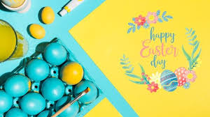 Download Easter Mockup Flat Lay For Greeting Card For Free Happy Easter Card Happy Easter Day Greeting Cards