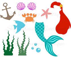 Mermaid Tail Clam Shell Svg Layered Png Dxf Pdf Cricut Etsy Mermaid Tail Mermaid Crafts Vinyl Decals