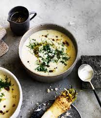 Fennel Soup With Toasted Fennel Seed Oil And Horseradish Recipe Fennel Recipes Fennel Soup Food