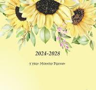 2024-2028 5 Year Monthly Planner: Large Print 60 Months ...