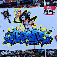 Aisone Style Ao Anime Onepiece Chameleon Colors Graffiti Illustration Graffiti Wildstyle Urban Art Graffiti
