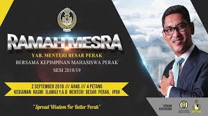 Effective july 2018, access to full reports will only be available with a subscription. Ramah Mesra Y A B Menteri Besar Perak Bersama Kepimpinan Mahasiswa Perak Sesi 2018 19 Youtube