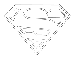 Super Man Logo Coloring Sketch Http Colorasketch Com Super Man Logo Coloring Sketch Free Dow Superman Coloring Pages Superhero Logo Templates Superman Symbol