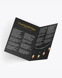 Download Textured A5 Brochure Mockup In Stationery Mockups On Yellow Images Object Mockups PSD Mockup Templates
