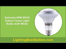 Sylvania 65w Br30 Indoor Flood Light Bulbs Soft Wh Youtube