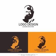 High profile silhouette logo collection for inspiration. Logotype Template Man Face Silhouette Vector Design Free Download