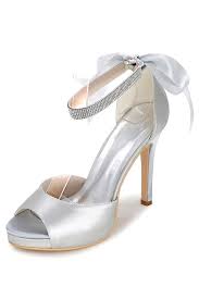 Magnifiques escarpin à bout ouvert combinaison cuir beige + textile noir semelle intérieure en cuir noir partiellement retouchée semelle extérieure refaite renfort de tallons à lintérieur, voir photos simple. Escarpins Sandales Argente Avec Plate Forme Bout Ouvert Persun Fr Chaussures Mariee Sandale Argente Chaussures Sandales