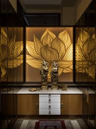 Rsa Residence Faridabad Purple Studio The Architects Diary Pooja Room Door Design Pooja Room Design Temple Design For Home