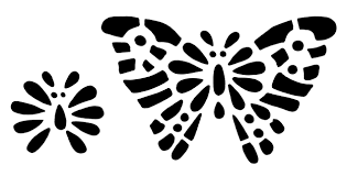 Butterfly Stencil Clip Art Old Design Shop Blog Free printable butterfly stencils in 18 design templates. butterfly stencil clip art old design