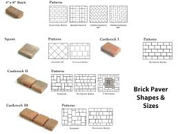Paver Size Chart Related Keywords Suggestions Paver Size