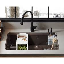 undermount single bowl kitchen sink w