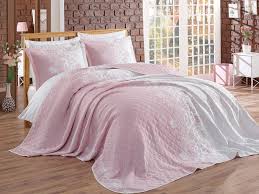 Dantela Vita Cift Kisilik Sedef Pudra Jakarli Yatak Ortusu Yatak Odasi Takimi Ev Icin Yatak Ortuleri