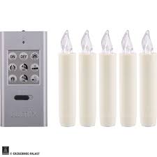Lumix Classic Mini S Superlight Base Set White 5 Candles 1 Remote Batteries By Dregeno Seiffen