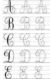 Epingle Par Camille Rose Sur Maternelle Ecriture Cursive Alphabet De L Ecriture Manuscrite Ecrire En Cursive