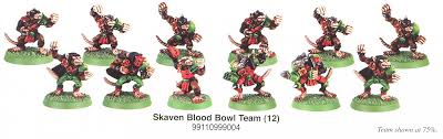 The gutter runners are by far their best players and can be a right handful for the opposing team to deal with. Skaven Team Miniset Net Miniatures Collectors Guide