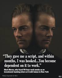 Many Wall Street bankers use Adderall and Vyvanse as tools to plow through  long hours of tedious work amid high-pressure competition. The feeling that  the jobs can't be done without stimulants comes… |