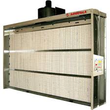 Hand painting vs spray painting. Open Paint Booth Big Silver Ardesia For Parts Dry Filter