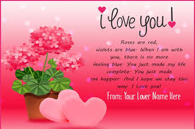 Birthday Card For Lover With Name Editing Romantic Love Quotes For Lover With Name Editing Romantic Love Quotes Love Messages Romantic Love Photos