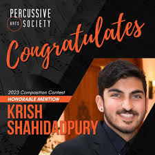 Congratulations to PAS 2023 Composition Contest winner Nefi Hugo! He has  composed works for theater, dance and more throughout Mexico. Honorable  mentions: composer