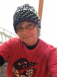 Minnesota winter wonderland, loon hat keeps me warm