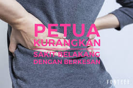 Punca sakit belakang boleh didiagnos dengan mengambil keterangan lengkap daripada pesakit dan juga. Petua Kurangkan Sakit Belakang Dengan Berkesan Sihat Itu Nikmat