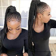 Top 32 Braided Hairstyles For Black Women That Are Trending In 2019 With Hairstyle Bo Braided Hairstyles For Black Women Hair Styles Braided Hairstyles Easy