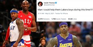 Jun 13, 2021 · oklahoma football player isaiah thomas was arrested early sunday morning for failing to appear on a previous petty larceny charge and was booked overnight into the cleveland county detention center. Isaiah Thomas Man I Could Help Them Lakers Boys During This Time