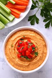 Roasted Red Pepper Hummus Recipe Quick And Easy Hummus With Homemade Roasted Red P Easy Hummus Recipe Hummus Recipe Homemade Roasted Red Pepper Hummus Recipe